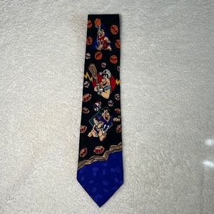 Vintage Hanna-Barbera 1993 Fred Flintstone sports tie,100% Silk